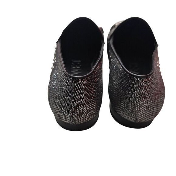 Nine West Westoy Black & Silver Studded Loafers Size 9M - Picture 4 of 12